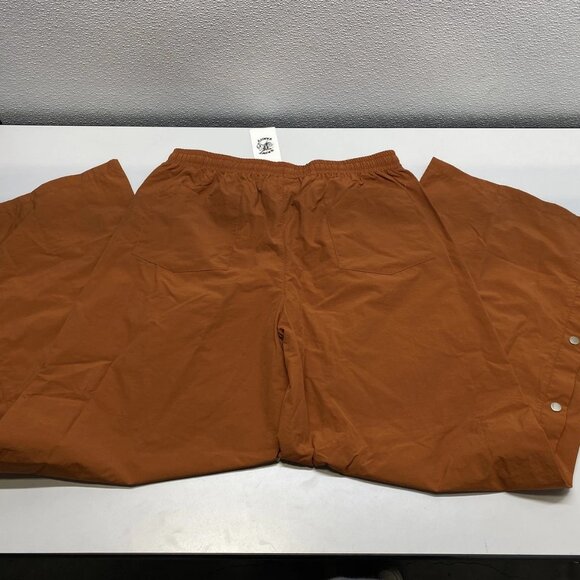 NEW SAINT VANITY Men’s Nylon Tearaway Pants – Dark Orange – Size S - Picture 6 of 9